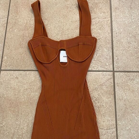 Aknvas Maddy Rib-Knit Women Dress - Small - Picture 5 of 13